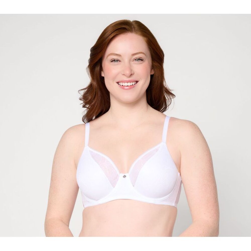 Breezies Women's Bra Sz 42C Make Your Selection: Fan Lace Unlined White